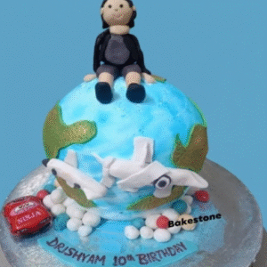 Globe Theme Cake