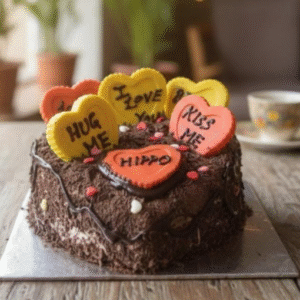 Love Message Theme Cake
